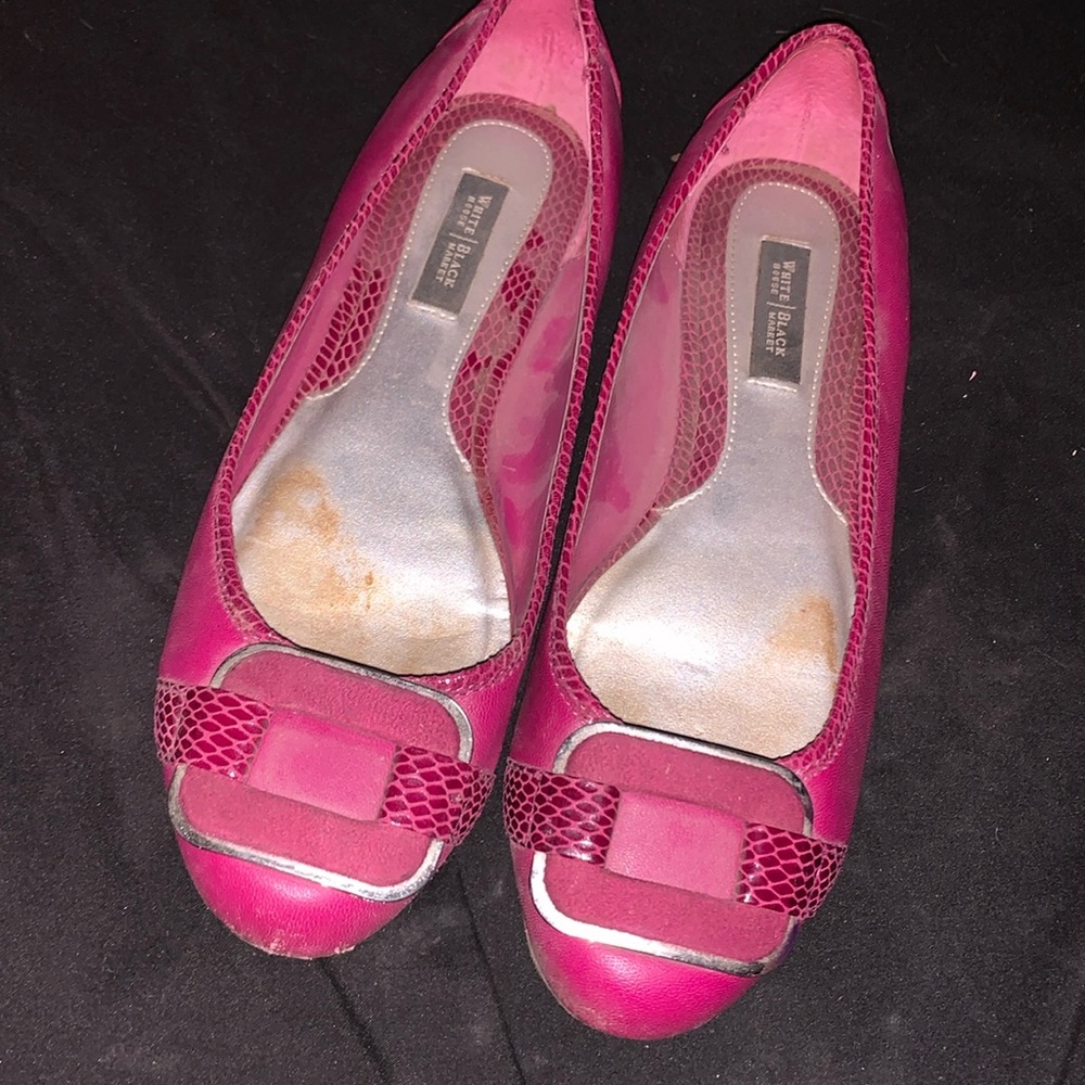 White House Black Market pink flats